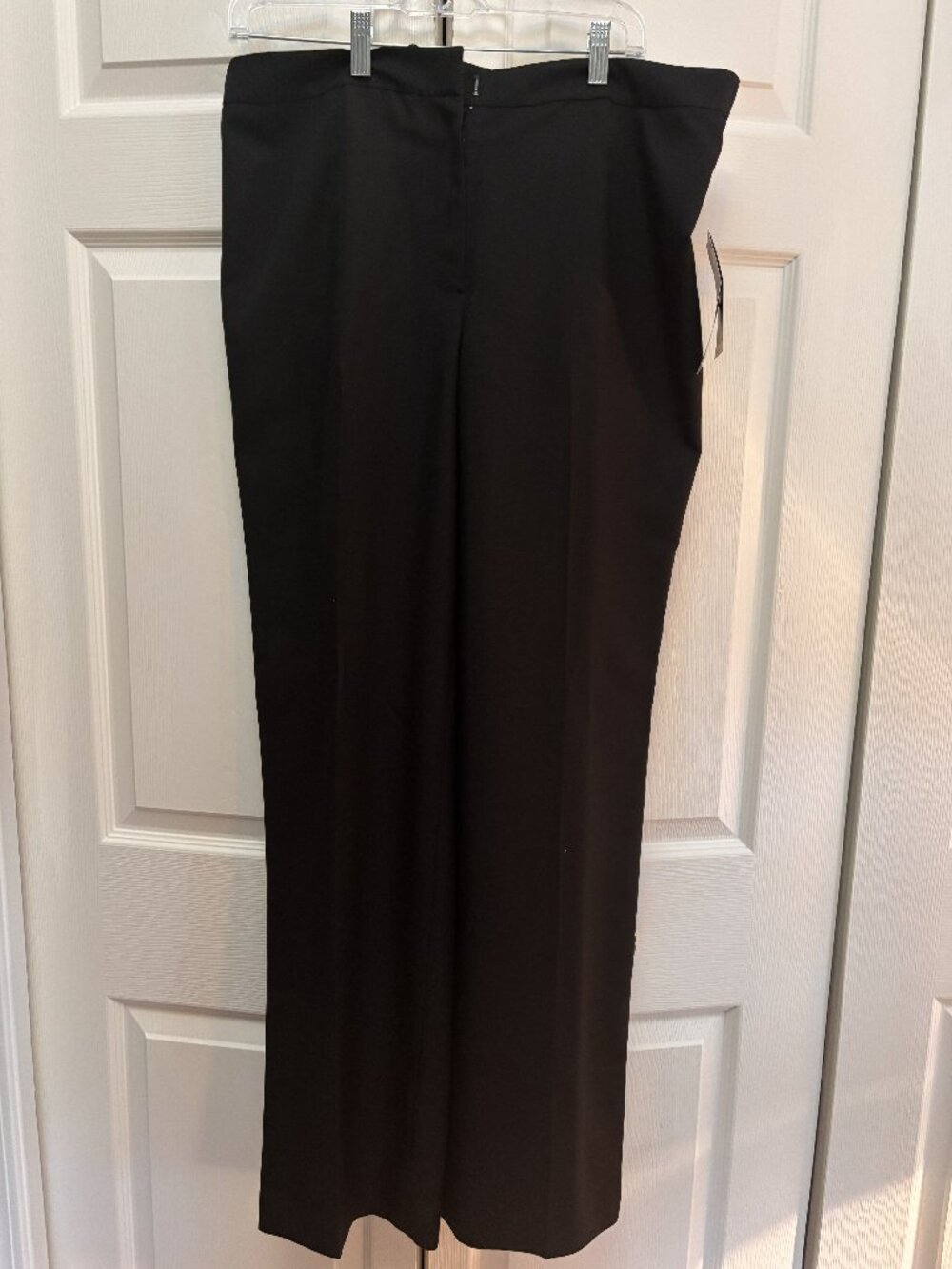 Evan Picone Black Label Black Slacks NWT Women’s 12x32 Straight Leg Career